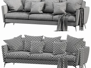 boconcept miami 3 seater 3D Model
