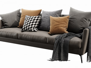 boconcept miami 3 seater 3D Модель