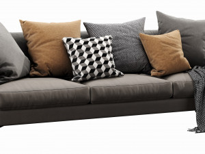 boconcept miami 3 seater 3D Модель