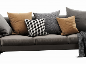 boconcept miami 3 seater 3D Модель