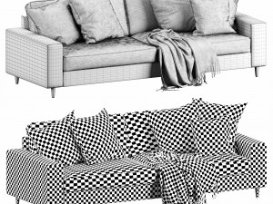 boconcept indivi 3 seater 3D Model