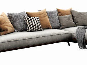 flexform este chaise lounge 3D Model