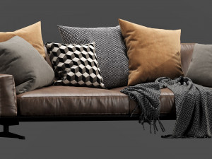flexform soft dream 3D मॉडल