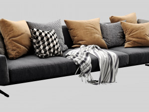 flexform soft dream Modèle 3D