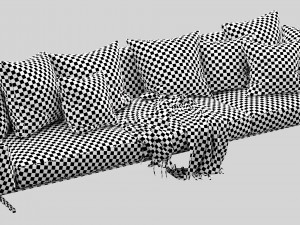 flexform soft dream Modèle 3D