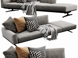 flexform soft dream Modello 3D