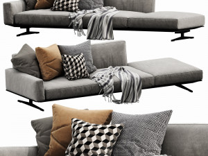 flexform soft dream Modello 3D