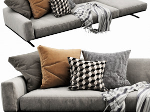 flexform soft dream Modello 3D