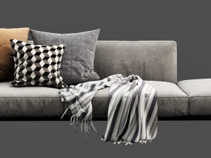 flexform soft dream Modello 3D