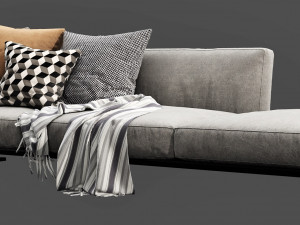 flexform soft dream Modello 3D