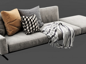 flexform soft dream Modello 3D