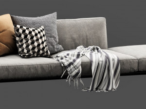flexform soft dream Modello 3D