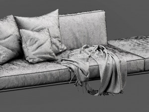flexform soft dream Modello 3D