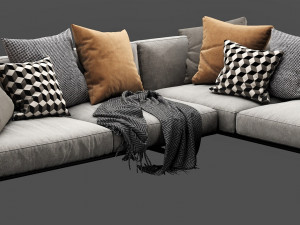 flexform soft dream 3D 모델