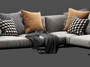 flexform soft dream 3D 모델