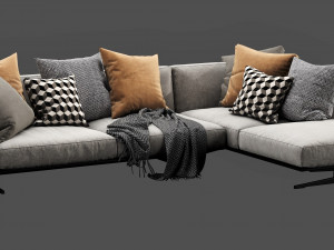 flexform soft dream 3D 모델