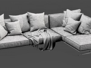 flexform soft dream 3D 모델