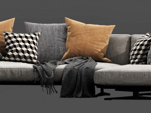 flexform soft dream 3D 모델