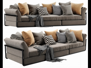 flexform zeno Modelo 3D