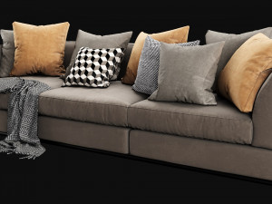 flexform zeno Modelo 3D