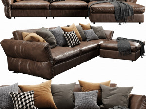 flexform newbridge chaise lounge 3D Model