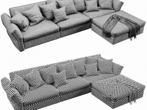 flexform newbridge chaise lounge 3D Model