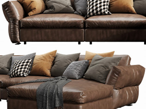 flexform newbridge chaise lounge 3D Model