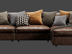 flexform newbridge chaise lounge 3D Model