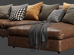 flexform newbridge chaise lounge 3D Model