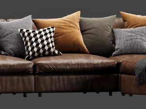 flexform newbridge chaise lounge 3D Model