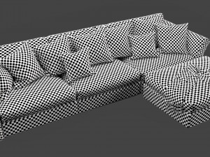 flexform newbridge chaise lounge 3D Model