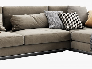 horm ellington chaise lounge 3D Model