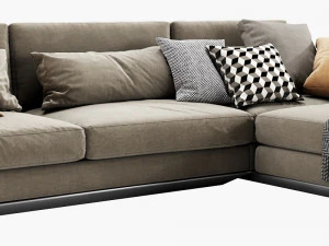 horm ellington chaise lounge 3D Model