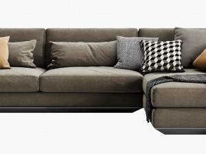 horm ellington chaise lounge 3D Model