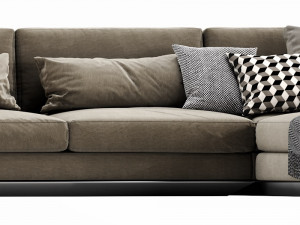 horm ellington chaise lounge 3D Model