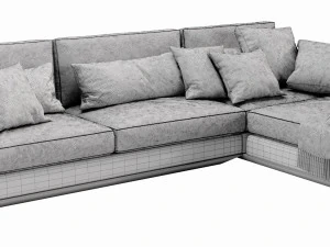 horm ellington chaise lounge 3D Model