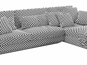 horm ellington chaise lounge 3D Model
