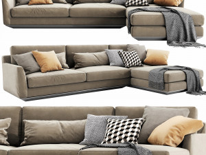 horm ellington chaise lounge 3D Model