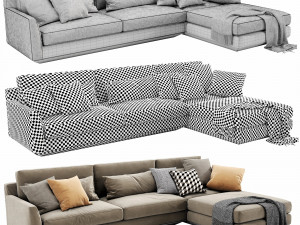 horm ellington chaise lounge 3D Model
