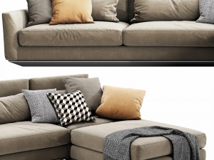 horm ellington chaise lounge 3D Model