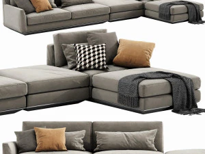 horm ellington sectional 3D Model