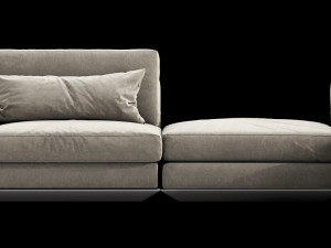horm ellington sectional Model 3D