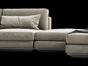 horm ellington sectional 3D Model