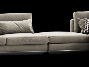 horm ellington sectional Model 3D
