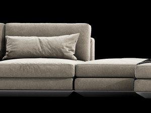 horm ellington sectional Model 3D