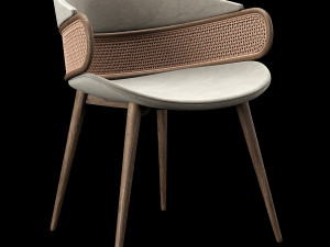 almadeluce mudhif chair 1 Modelo 3D