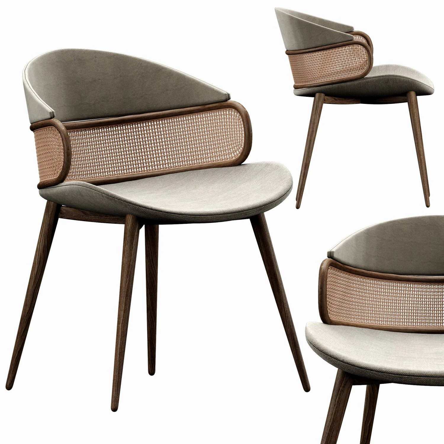 almadeluce mudhif chair 1 3D Model .c4d .max .obj .3ds .fbx .stl .blend 