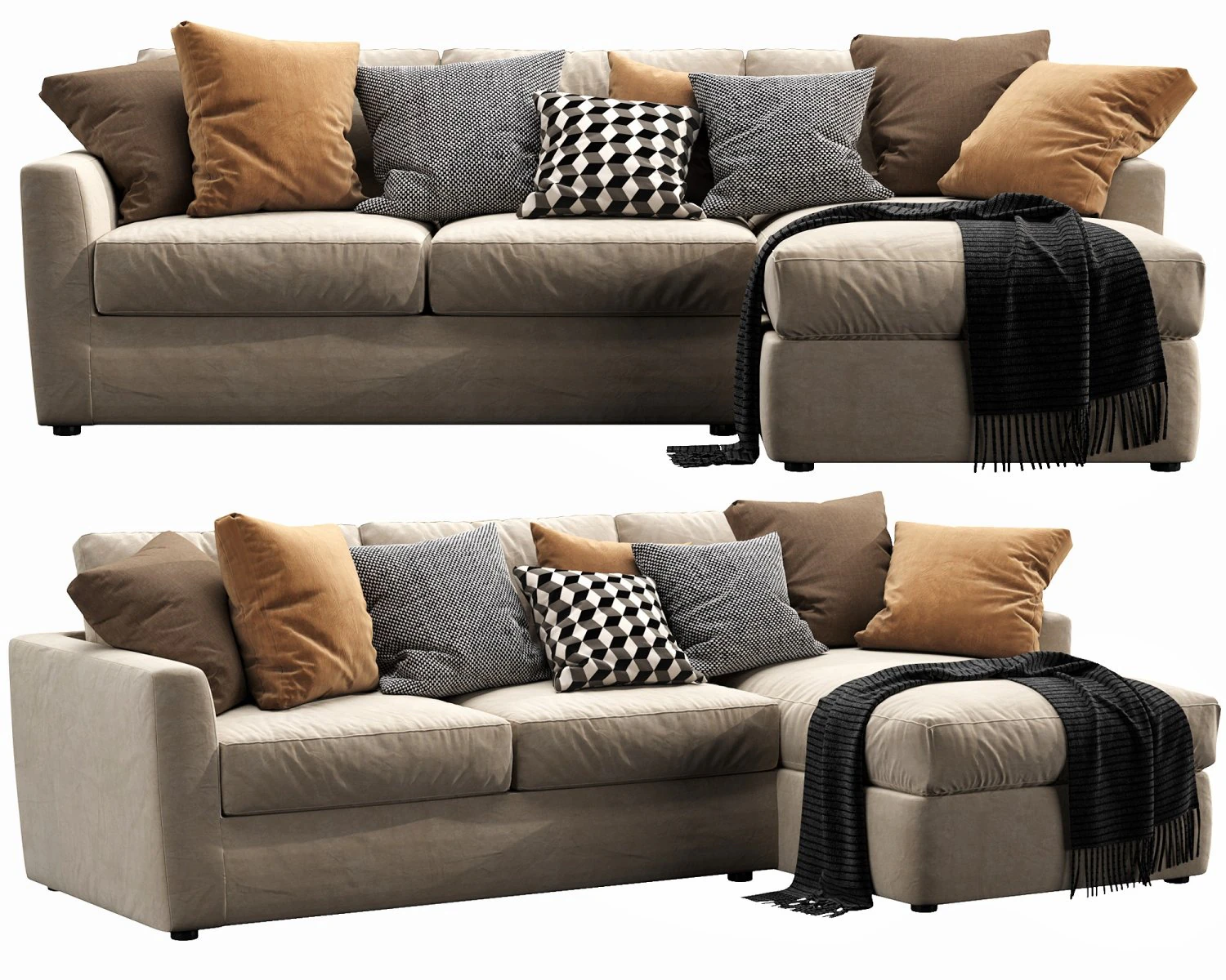 linteloo winston chaise lounge 3D Model .c4d .max .obj .3ds .fbx .stl .blend 