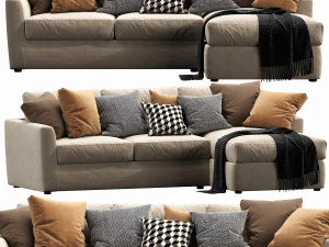 linteloo winston chaise lounge 3D Model