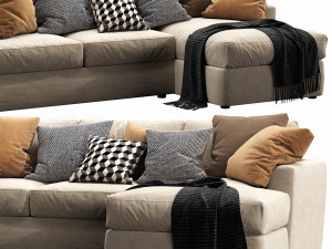 linteloo winston chaise lounge 3D 模型